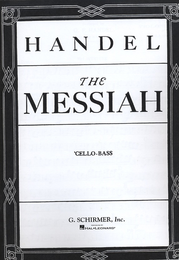 Handel, G.F.: The Messiah (cello/bass)