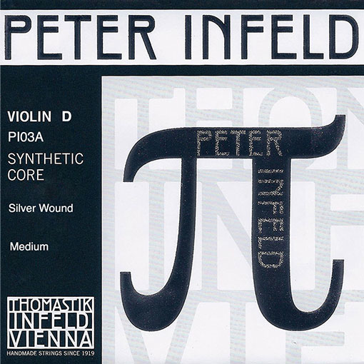 PETER INFELD violin D strings- All Types, by Thomastik-Infeld