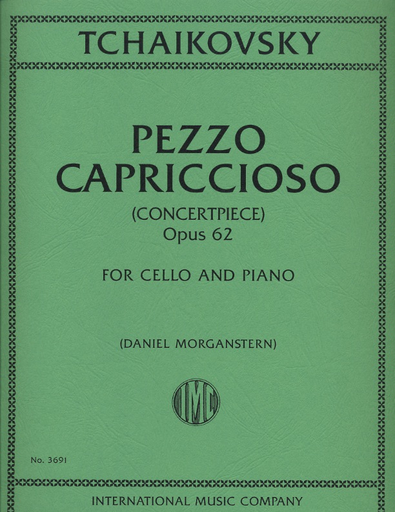 Tchaikovsky, P.I. Morganstern, editor) : Pezzo Capriccioso Concertpiece, Op. 62 (cello & piano)
