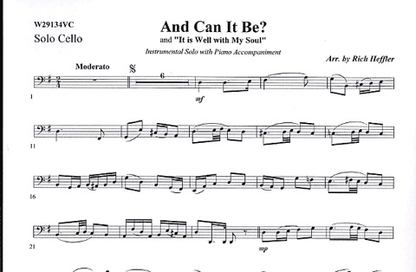 Heffler, R.: And Can It Be?(cello & piano)