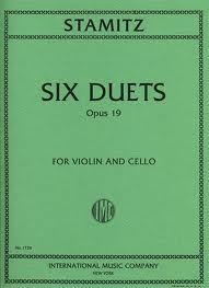 Stamitz: 6 Duets Op.19 (violin & cello)