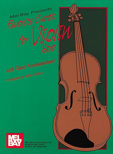 Hollins, J.: Favorite Carols for Violin Solo with Piano Accompaniment (violin, and piano accompaniment)