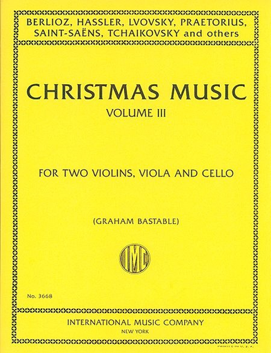 Bastable, Graham: Christmas Music Vol.3 (string quartet)
