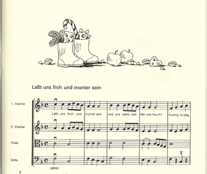 Samannshaus, Egon: Weihnactsspielbuch- Christmas Strings (string quartet-score) Barenreiter