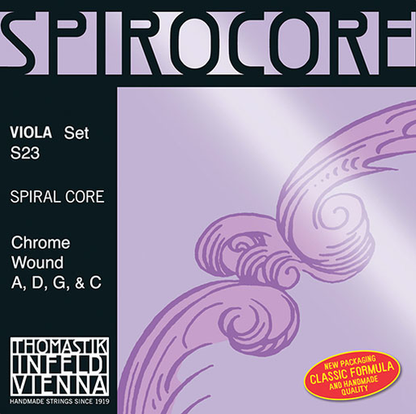 SPIROCORE viola string set, steel core, by Thomastik-Infeld