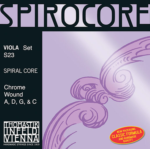 SPIROCORE viola string set, steel core, by Thomastik-Infeld