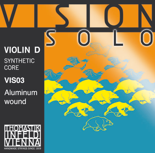 VISION SOLO violin D string, all types, by Thomastik-Infeld