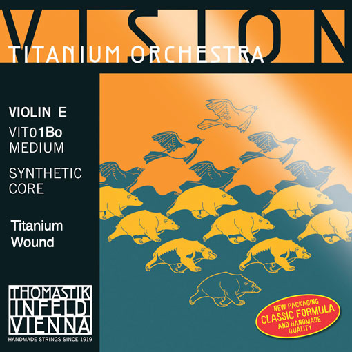 VISION Titanium Orchestra violin E string, all types, by Thomastik-Infeld