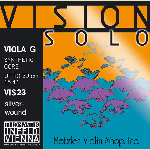 VISION SOLO viola G string, silver wound, by Thomastik-Infeld