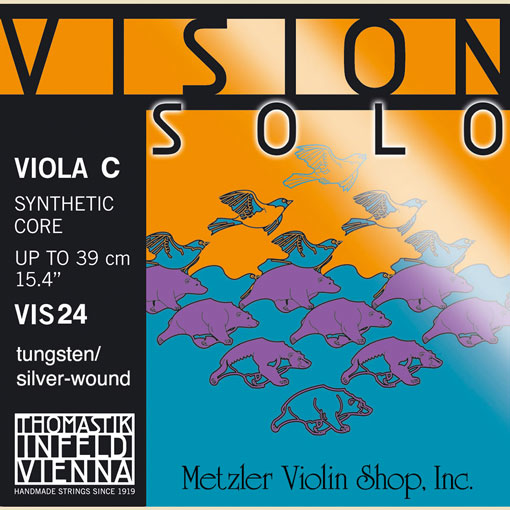 VISION SOLO viola C string, tungsten-silver wound, by Thomastik-Infeld