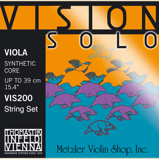 VISION SOLO viola string set with chromium D, by Thomastik-Infeld