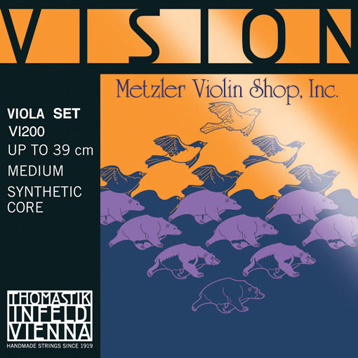 VISION viola string set, medium, by Thomastik-Infeld