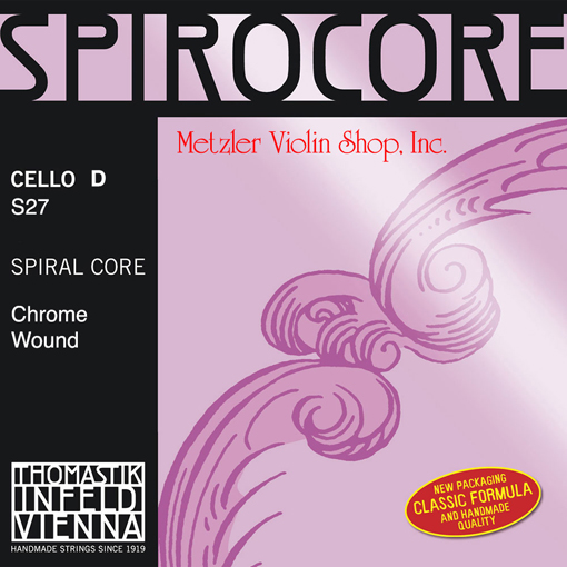 SPIROCORE cello D string - all gauges, by Thomastik-Infeld