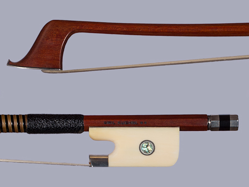 EMIL KUEHNL ** silver & ivory cello bow 83.4