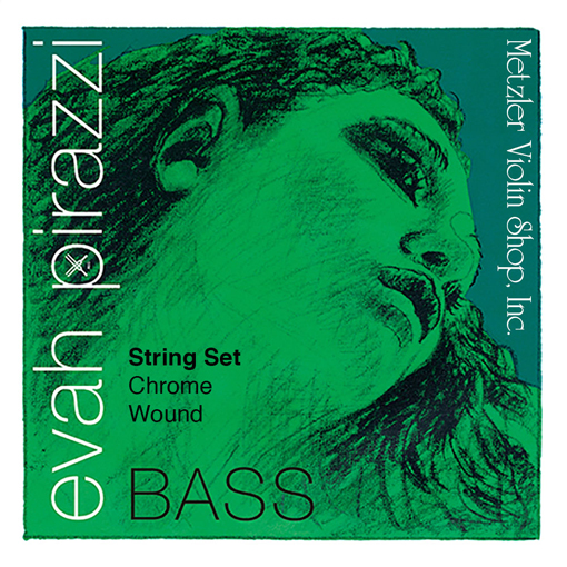 Pirastro EVAH PIRAZZI bass string set, synthetic-chrome