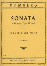 Romberg (Jansen): Sonata No.3 in Bb Major, Op.38 (cello & piano)
