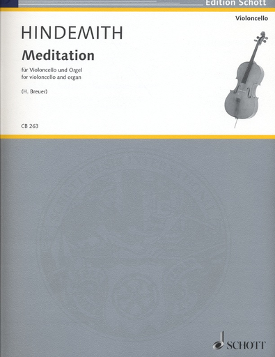 Hindemith, P. (Breuer, arr.): Meditation from Nobilissima Visione (cello and organ)