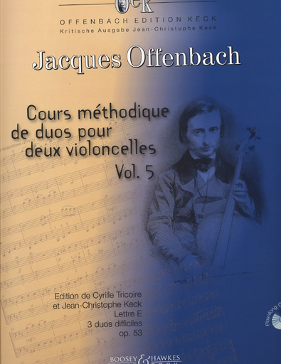 Offenbach, J.: Cours Methodique de Duos Pour Deux Violoncelles, Op. 53, Vol. 5 (2 cellos)