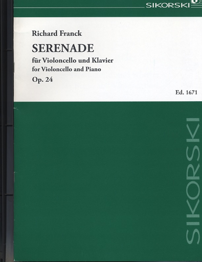 Franck, Richard: Serenade, Op. 24 (cello & piano)