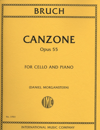 Bruch, Max (Morganstern): Canzone Op. 55 (cello & piano)