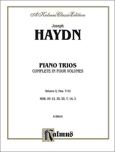 Haydn, F.J.: Piano Trios Vol.2,#7-12 Kalmus edition (violin, Cello, Piano)
