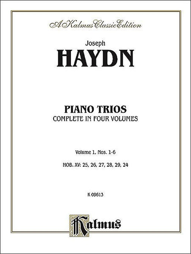 Haydn, F.J.: Piano Trios Vol.1,#1-6 Kalmus edition (violin, Cello, Piano)