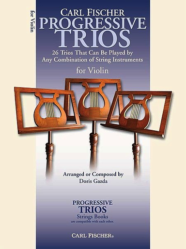 Gazda, Doris: Progressive Trios (3 violins)