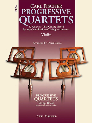 Gazda, Doris: Progressive Quartets (4 violins)