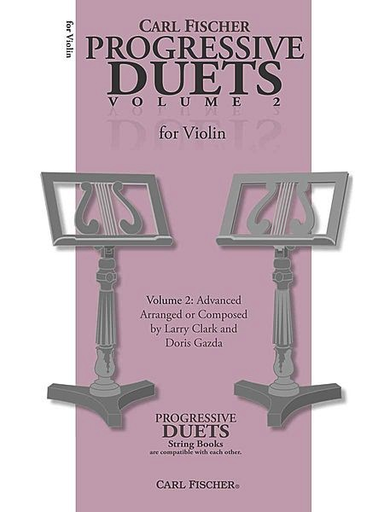 Clark, Larry & Doris Gazda: Progressive Duets, Vol.2 Easy to Medium (2 violins)