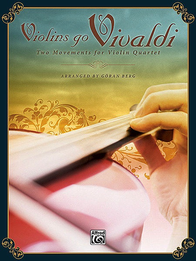 Vivaldi (Berg): Violins go Vivaldi (4 Violins & piano) score & parts