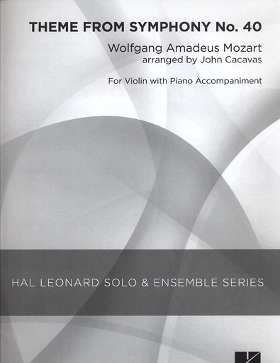 Mozart, W.A. (Cacavas): Theme from Symphoy No. 40 (violin & piano)