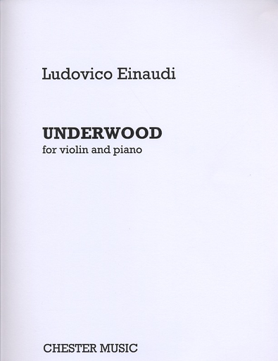 Einaudi, Ludovico: Underwood (violin & piano)