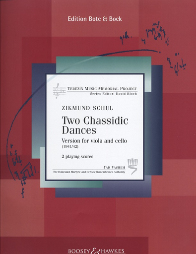 Schul, Z.: 2 Chassidic Dances, Terezin Memorial Project (Viola & Cello)