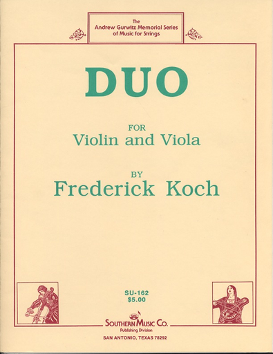 Koch, Frederick: Duo for Violin & Viola