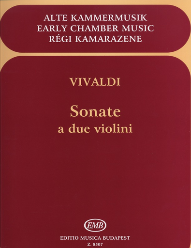 Vivaldi, Antonio: Sonatas for Two Violins