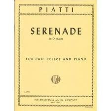 Piatti, Alfredo: Serenade in D (2 cellos & piano)