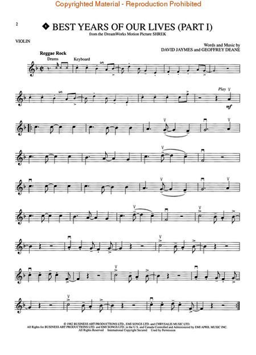 Movie Songs for Violin (violin & CD)