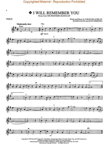 Movie Songs for Violin (violin & CD)