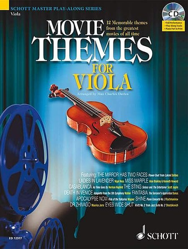 Davies, Max Charles: Movie Themes for Viola (Viola & CD)