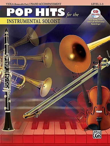 Alfred Music: (collection) Pop Hits for the Instrumental Soloist (viola)(CD)