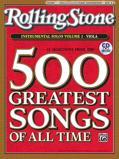Rolling Stone Magazine: 500 Greatest Songs of All Time V. 1 (viola & cd)