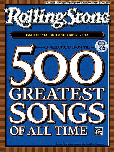 Rolling Stone Magazine: 500 Greatest Songs of All Time V. 2 (viola & cd)