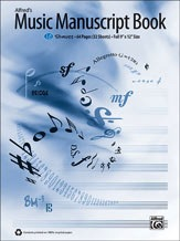 Alfred's Music Manuscript Book (10 stave)