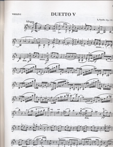Spohr, Ludwig: 6 Duets Op.150 & 153 Vol.2 (2 violins)