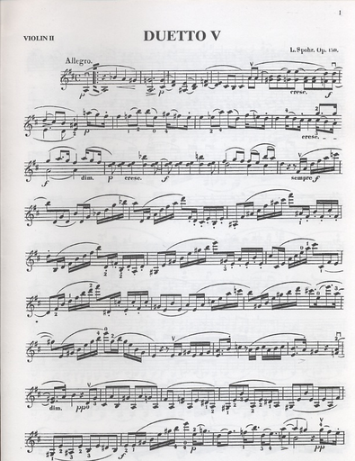 Spohr, Ludwig: 6 Duets Op.150 & 153 Vol.2 (2 violins)