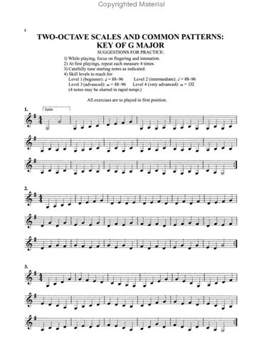Starr, William: Scales Plus (violin) Summy Birchard