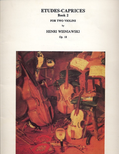 Wieniawski, Henri: Etudes-Caprices Op.18 Book 2 (2 Violins in score)