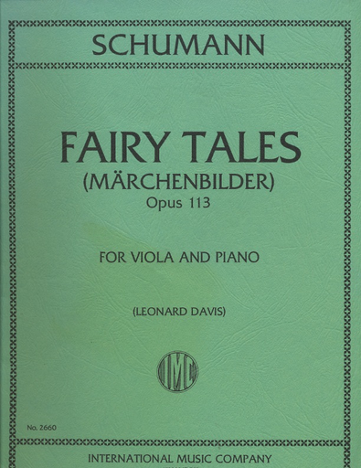 Schumann, Robert (Leonard Davis, ed): Fairy Tales-Marchenbilder, Op. 223 (viola & piano)