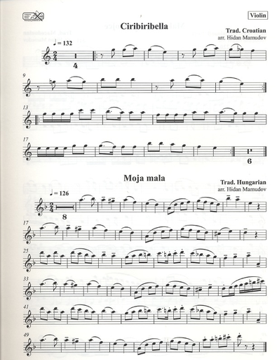 Mamudov, H. (arr.): Play-Along World Music-Balkan (Violin, CD, and piano)