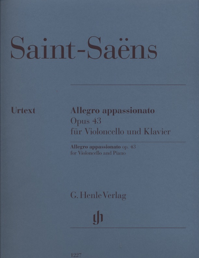 Saint-Saens, C. (Jost, ed.): Allegro Appassionato Op.43, uretxt (cello and piano)